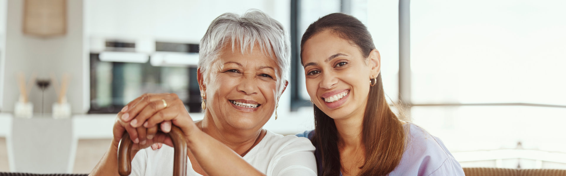 woman smiling